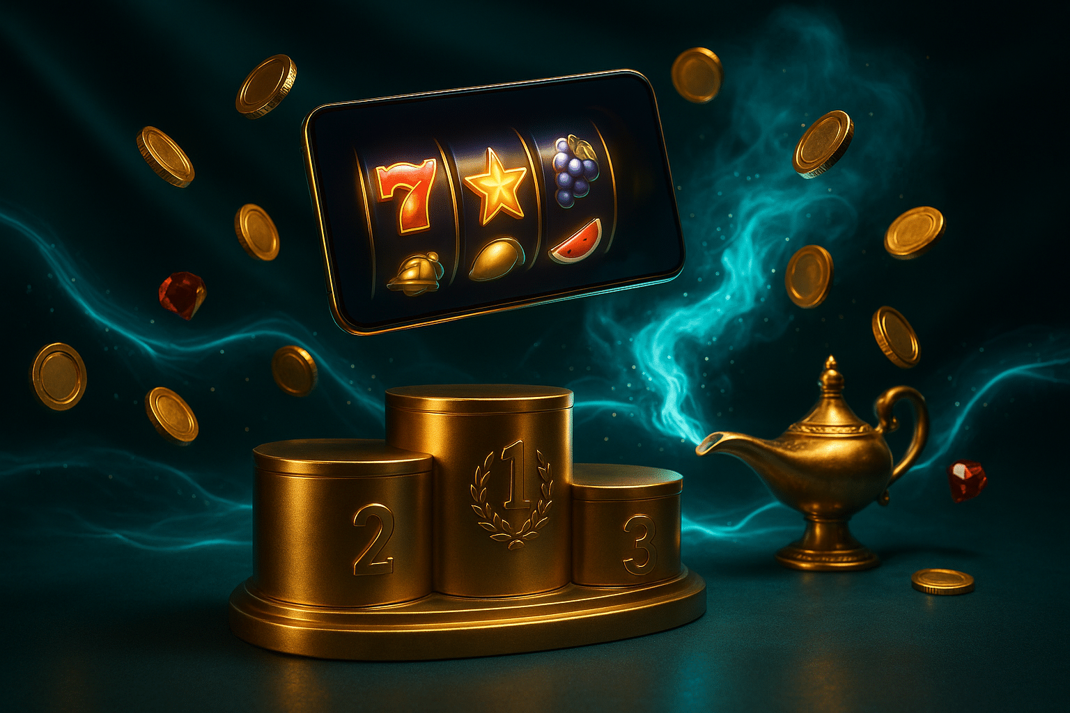 ตารางรางวัล Slot Tournaments TOP 10 และโพเดียมรางวัล